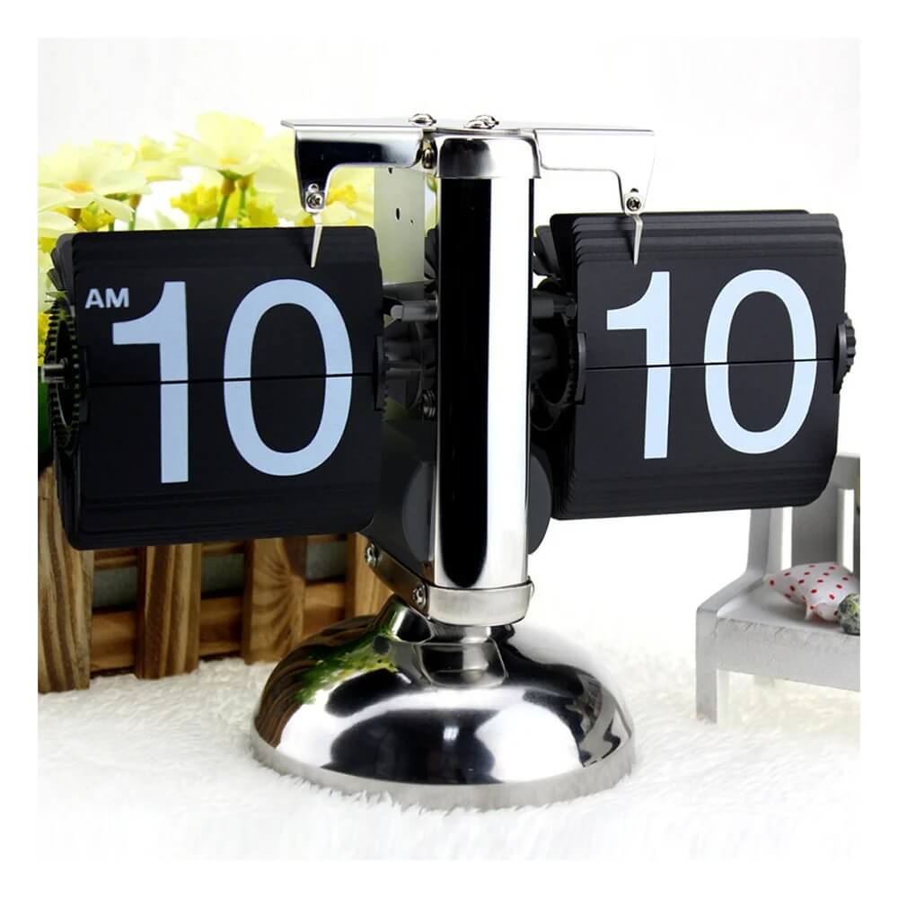 Retro Flip Down Clock Mechanical Clock For Home And Room Decoration