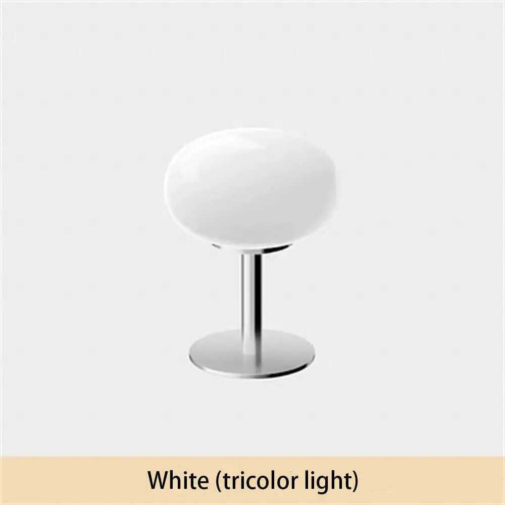 Lollipop Table Lamp  Medieval Cream Glass Design For Living Room, Bedroom & Study