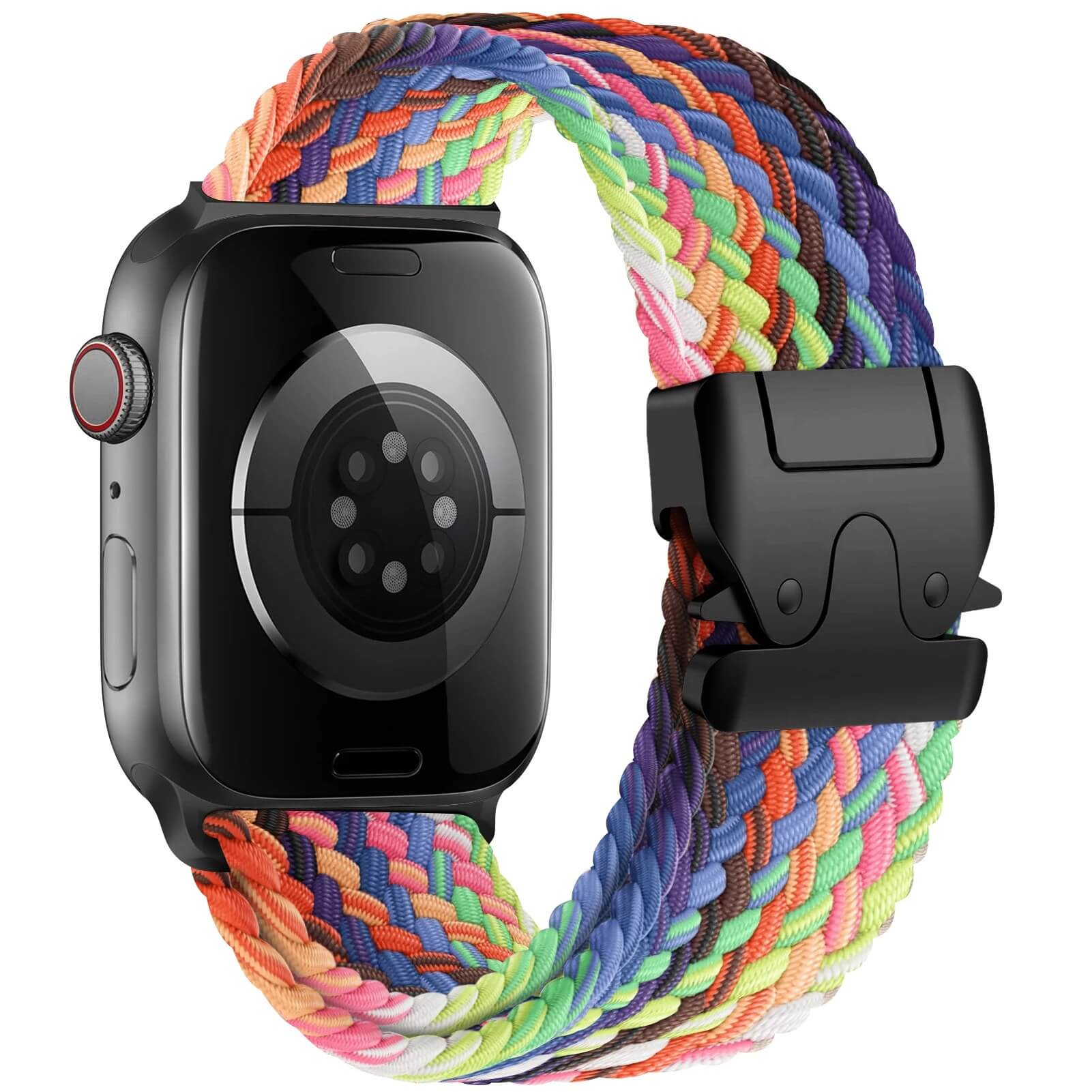 Braided Elastic Woven Band For Apple Watch Series And Ultra 