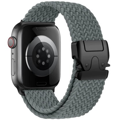 Braided Elastic Woven Band For Apple Watch Series And Ultra 