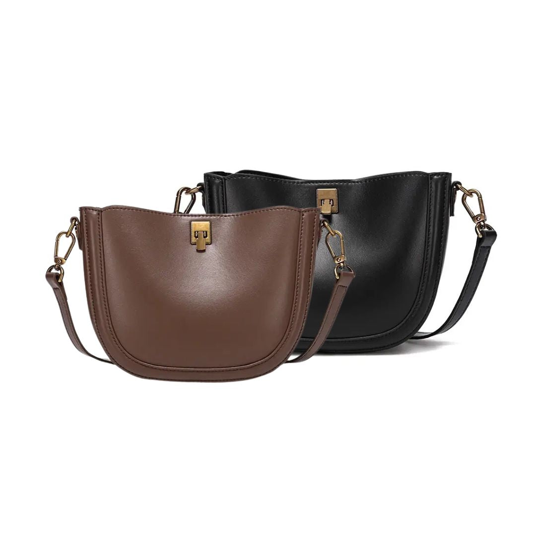 Premium Genuine Leather Saddle Bag for Women 