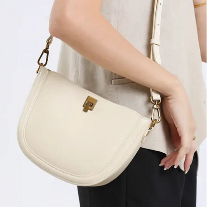 Premium Genuine Leather Saddle Bag for Women 