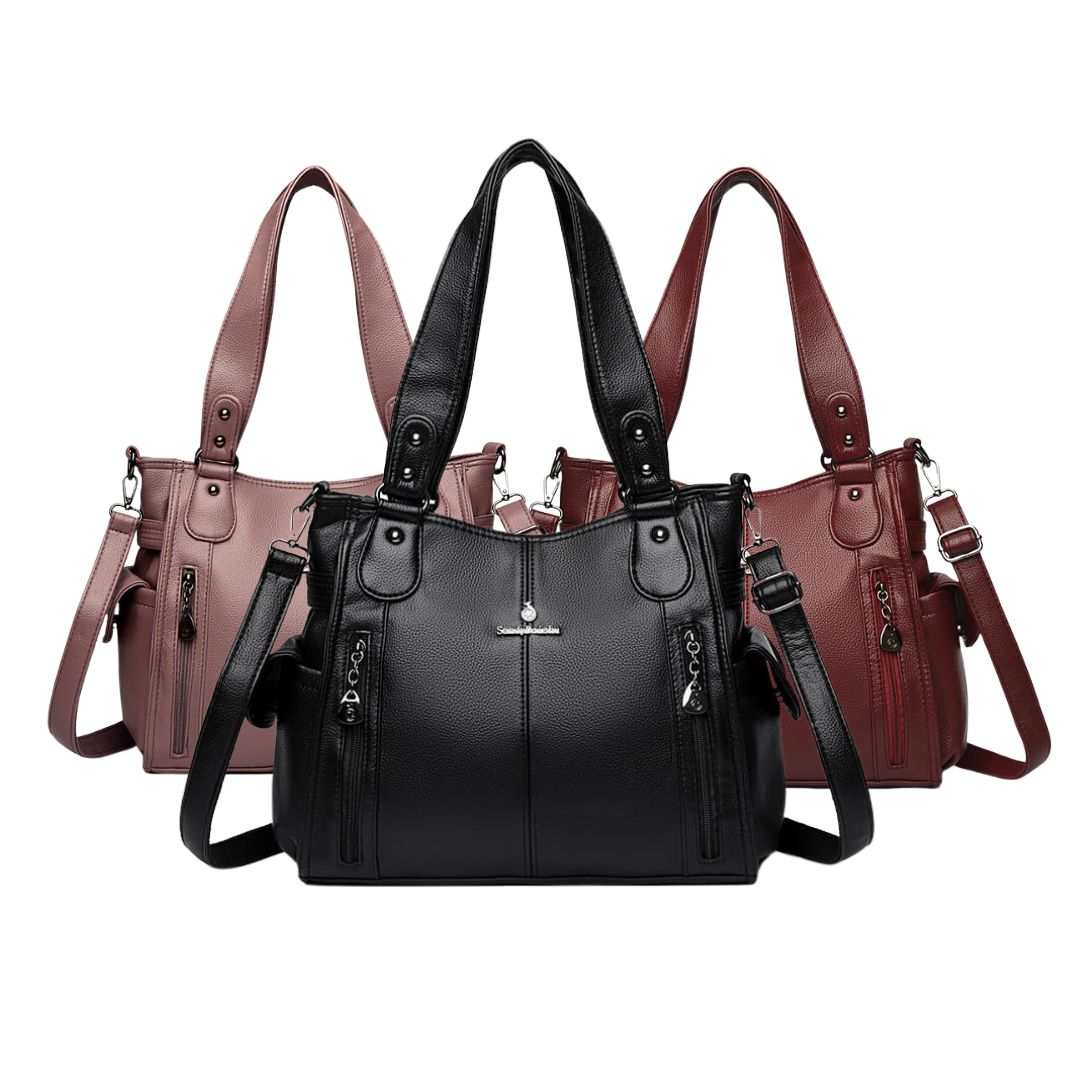 New Style Soft Leather Tote Bag For Women Luxury Shoulder & Crossbody Bag