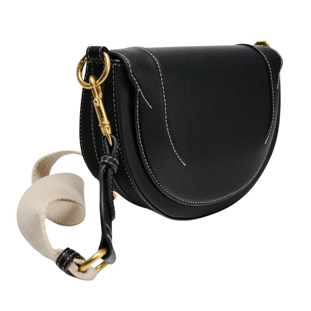 Small Saddle Designer Flap Shoulder Handbag