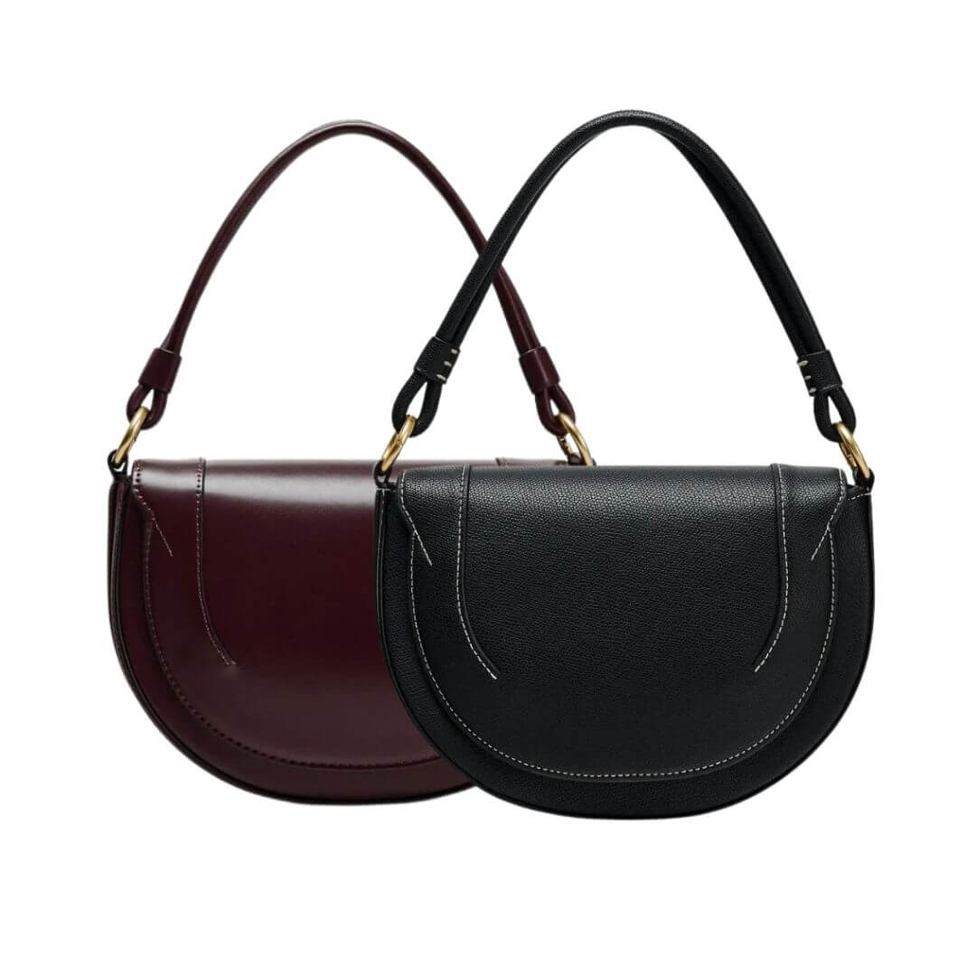 Small Saddle Designer Flap Shoulder Handbag