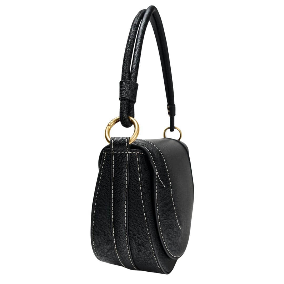 Small Saddle Designer Flap Shoulder Handbag