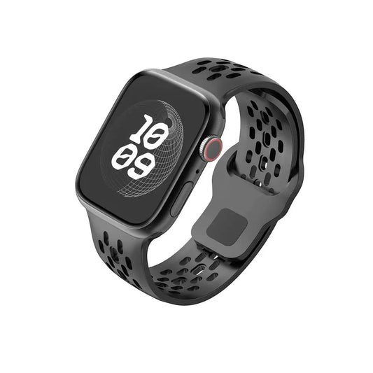 Premium Breathable Sports Silicone Strap For Apple Watch Series 10