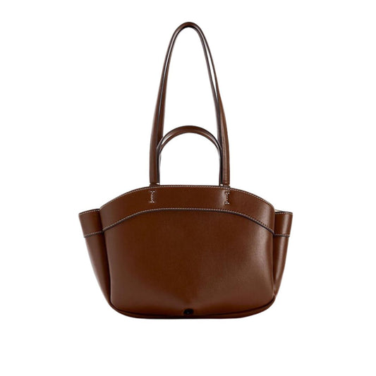 Women’s Retro PU Leather Tote Bag