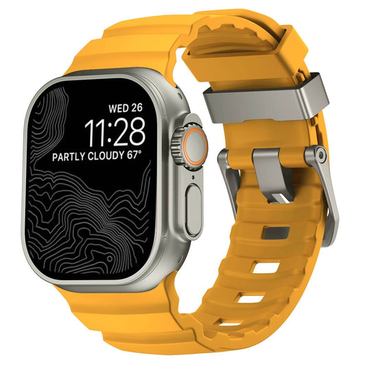  Premium Sports Silicone Band For Apple Watch Ultra With Buckle