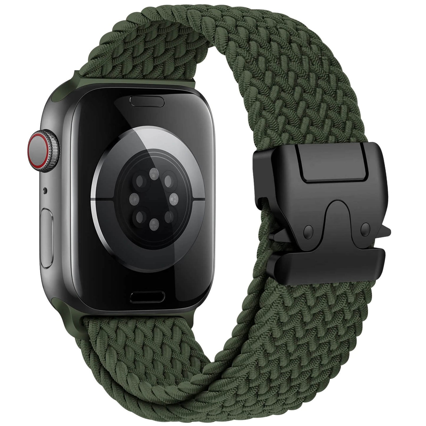 Braided Elastic Woven Band For Apple Watch Series And Ultra 