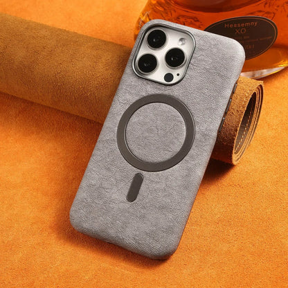 Vintage Magnetic Leather Case With MagSafe For iPhone