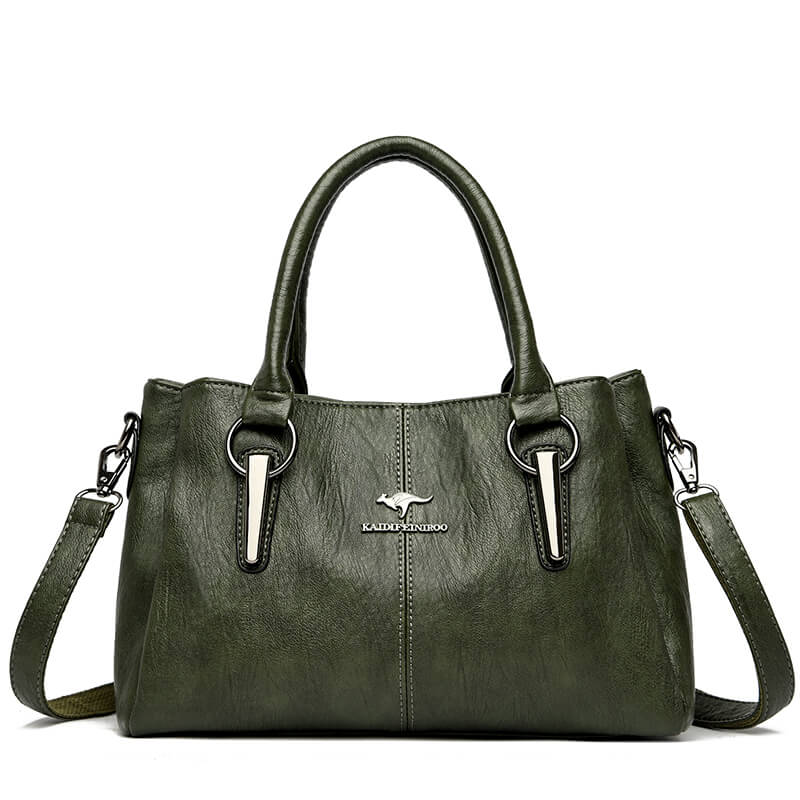 3-Layer High-Quality Soft Leather Handbags For Women