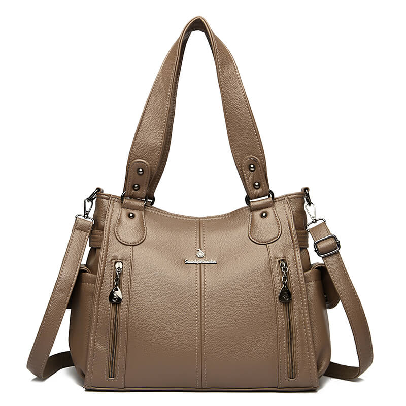 New Style Soft Leather Tote Bag For Women Luxury Shoulder & Crossbody Bag