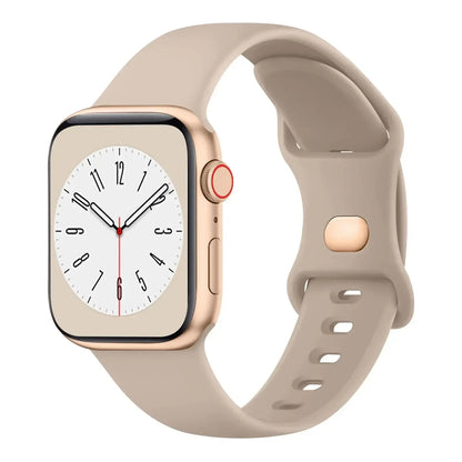 Soft Silicone Replacement Band For Apple Watch 