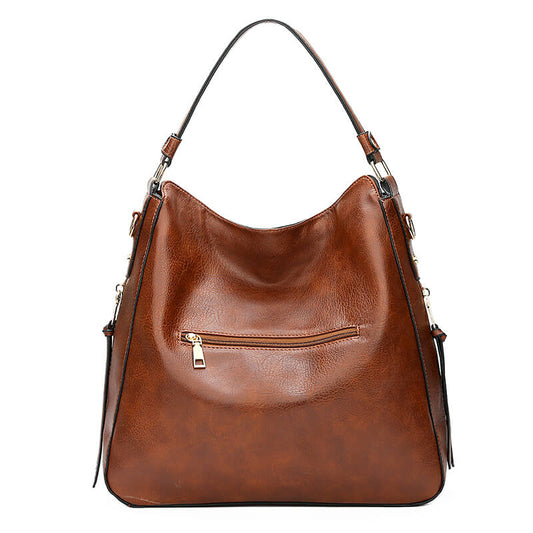 Casual Tote Bag For Women Leather Shoulder & Crossbody Bag