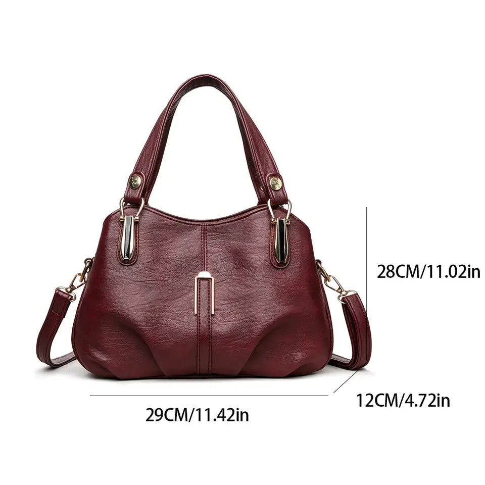 Elegant Designer Genuine Leather Shoulder & Crossbody Bag