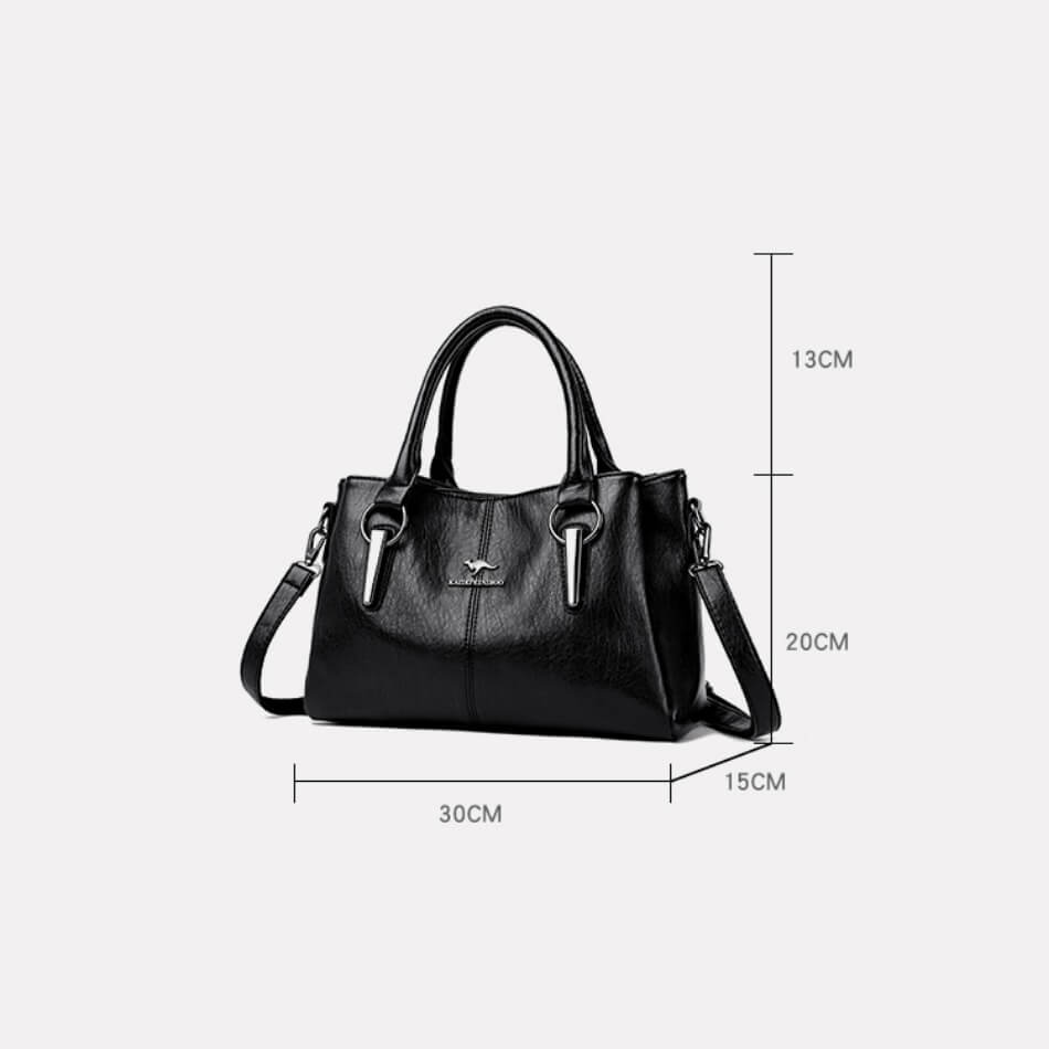 3-Layer High-Quality Soft Leather Handbags For Women