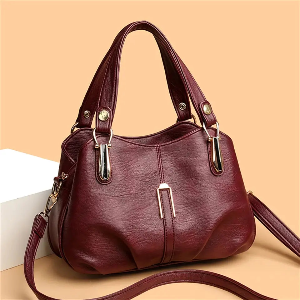 Elegant Designer Genuine Leather Shoulder & Crossbody Bag