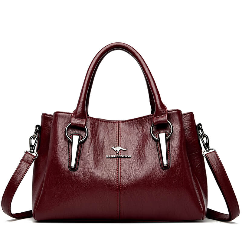 3-Layer High-Quality Soft Leather Handbags For Women