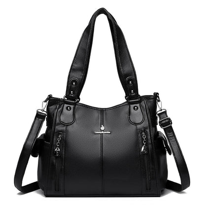 New Style Soft Leather Tote Bag For Women Luxury Shoulder & Crossbody Bag