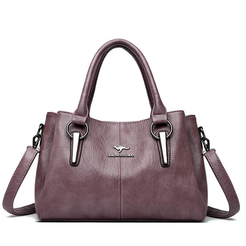 3-Layer High-Quality Soft Leather Handbags For Women