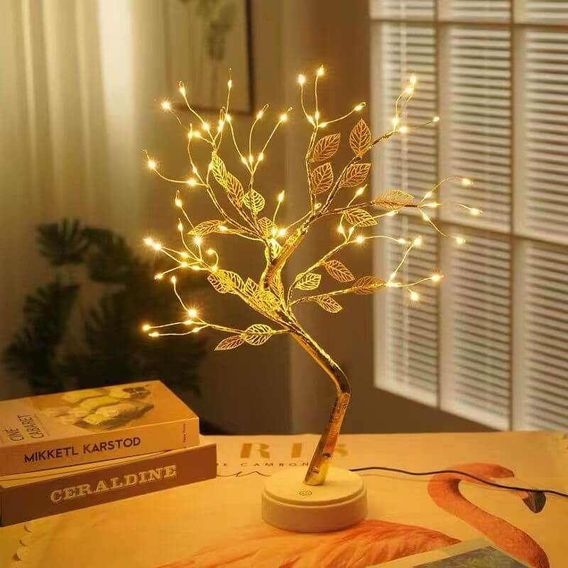 Table Tree Night Light USB Powered Cherry Blossom LED Bonsai