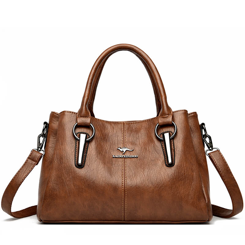 3-Layer High-Quality Soft Leather Handbags For Women