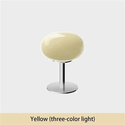 Lollipop Table Lamp  Medieval Cream Glass Design For Living Room, Bedroom & Study