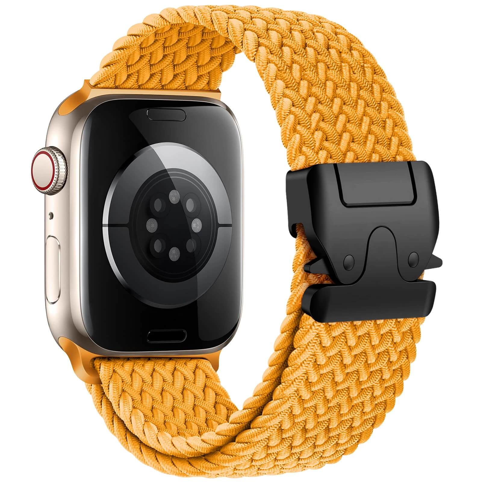 Braided Elastic Woven Band For Apple Watch Series And Ultra 